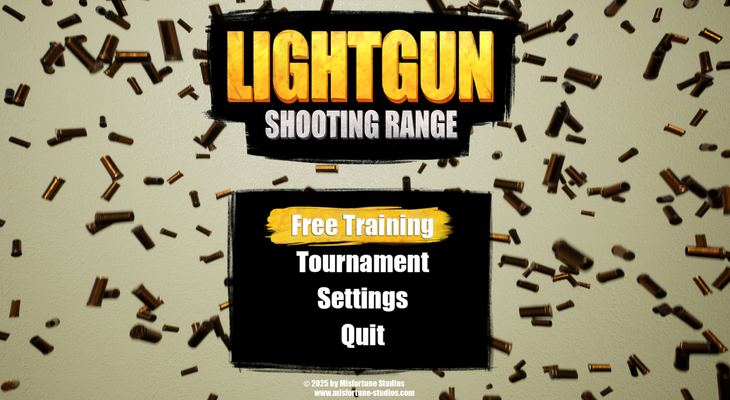 Lightgun Shooting Range - Title Screen